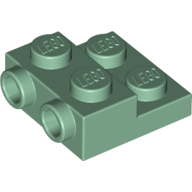 Lego auto konzola (nosič) pro nárazník 2x2x2/3, pískově zelená (6223171)